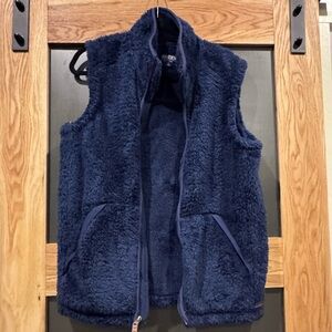 SMITH Cozy Navy Fleece Vest for men